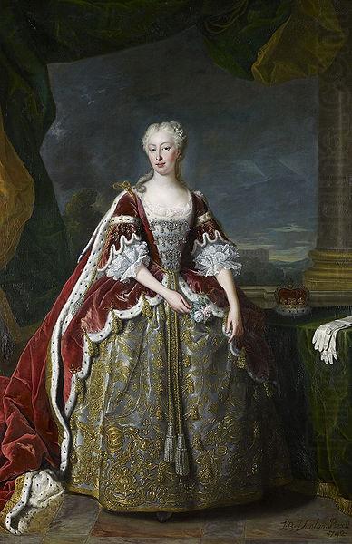 Portrait of Princess Augusta of Saxe Gotha, Jean Baptiste van Loo